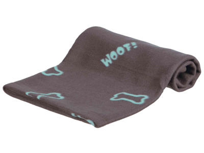 Fleecetæppe Beany, 100 × 70 cm, taupe