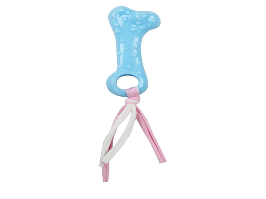 "PUPPY LIFE" BONE  WITH ROPE 11cm