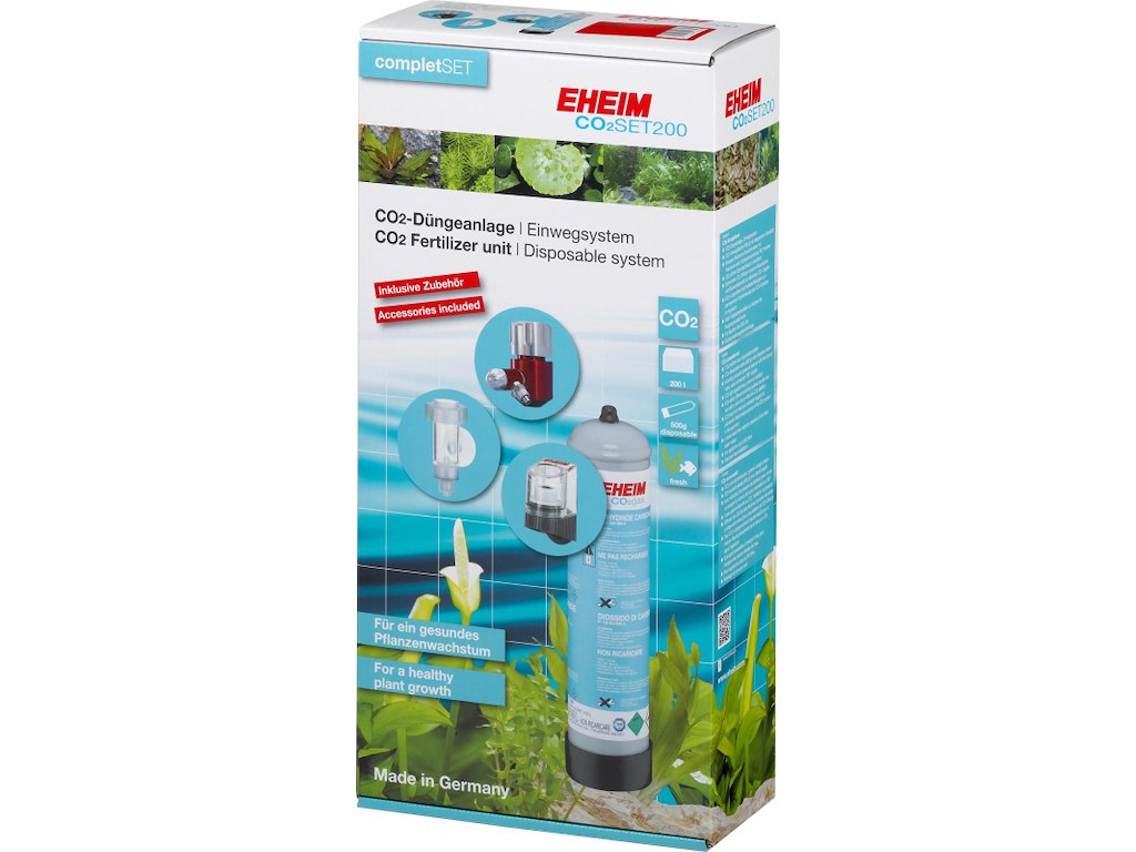 EHEIM CO2 Complete Set – Komplet CO2-anlæg til Akvarier op til 200 Liter