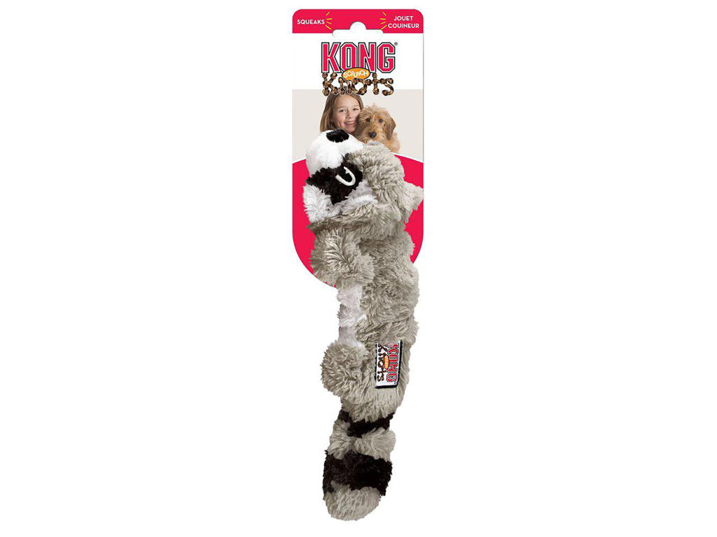 KONG SCRUNCH KNOTS RACCOON M/L 37x7x5 CM
