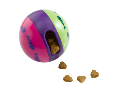 Cat Activity Snackbold, justerbar åbning, ø 6 cm