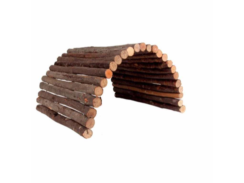 Trixie Bro af Piletræ 65 x 40 cm – Fleksibel Tunnel & Skjul til Smådyr