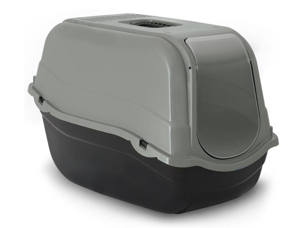 MP eco kattetoilet romeo 57 x 39 x 41 cm. grå/sort