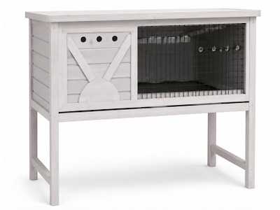 SunnyPet RHW 1107-L Udendørs Kaninbur 116 x 61 x 92 cm – Kaninhus til have og terrasse