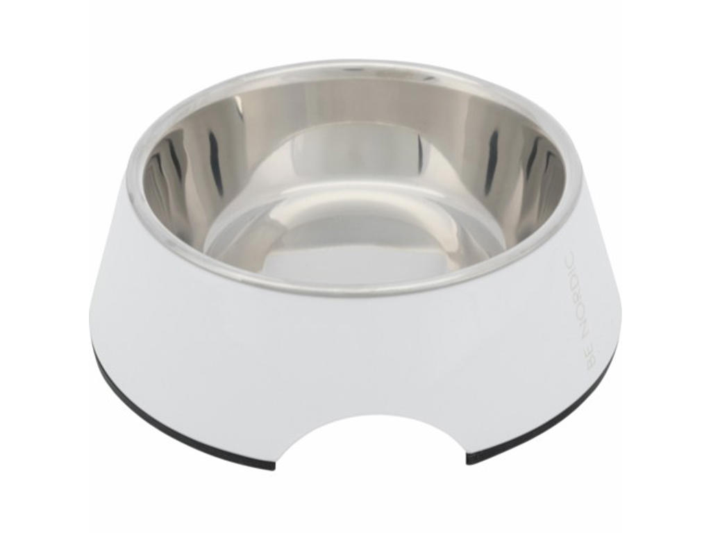 BE NORDIC skål, melamin, 0,4l 17cm hvid