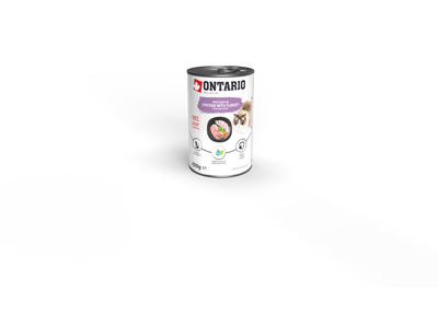 Ontario dåse. Kylling med kalkun smagt til med havtorn 400g