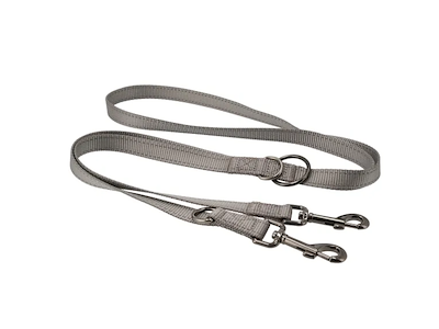 Dogman Iris Multiline Grå XS 10 mm x 200 cm – Justerbar Hundeline i Nylon
