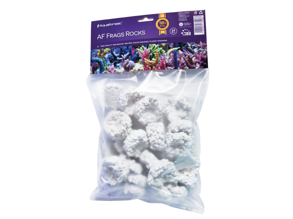 Aquaforest AF Frag Rocks White 24 stk – Hvide frag plugs til koralfragging