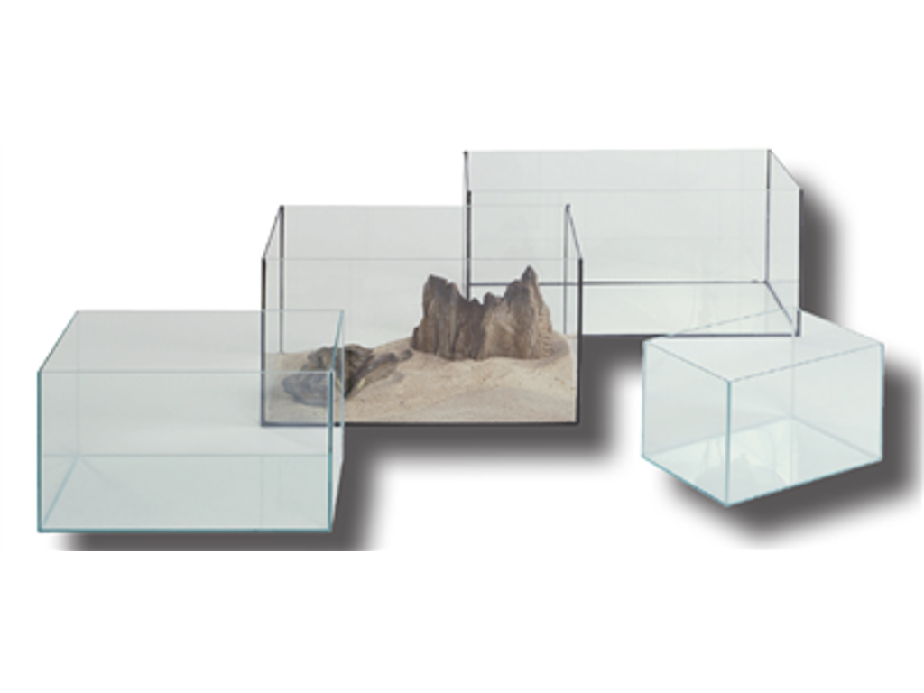 Glasakvarium 45 l. m/dækglas 50*30*30 cm.