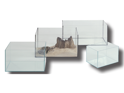 Glasakvarium 45 l. m/dækglas 50*30*30 cm.