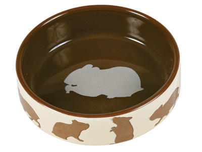 Hamster kera/skål m.motiv 8 cm