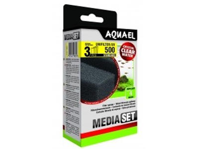 Svamp Unifilter 500/+UV Media set 3 stk