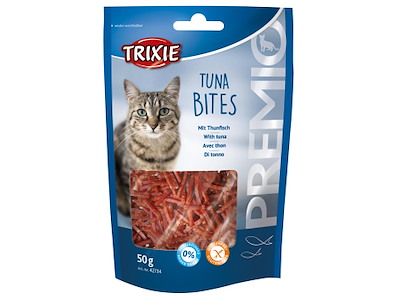 Trixie Premio Tuna Bits 50 g – Bløde Kattegodbidder med 65 % Tunfisk