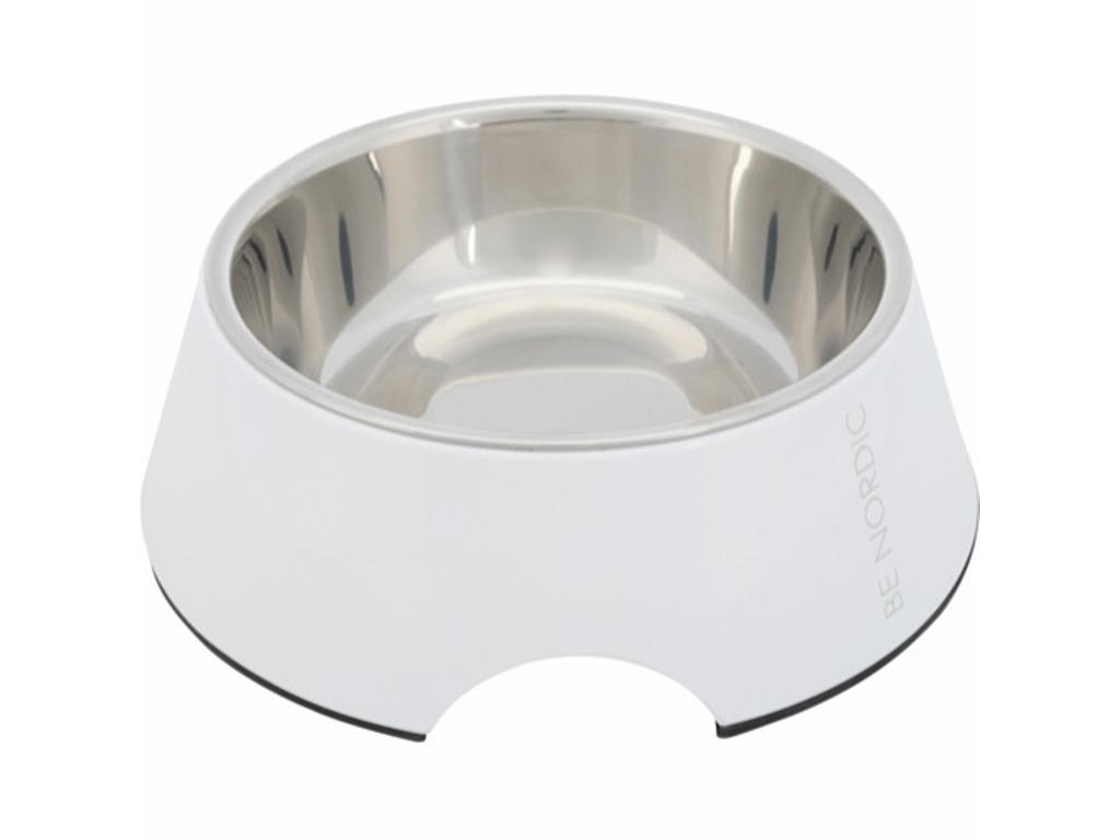 BE NORDIC skål, melamin 0,8l/22cm hvid