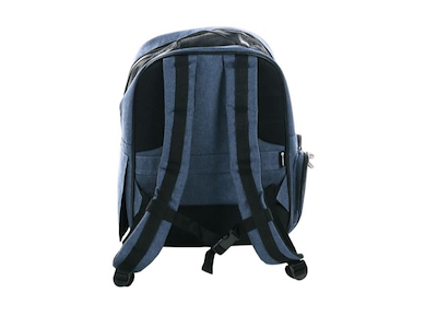 WIRO 2-i-1 Rygsæk og Transporttaske Blå – 40 x 25 x 41 cm – Op til 7 kg