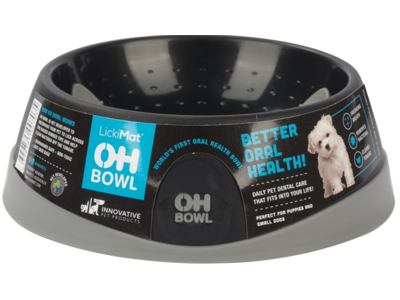 LICKIMAT OH BOWL SORT Ø15X4,6CM