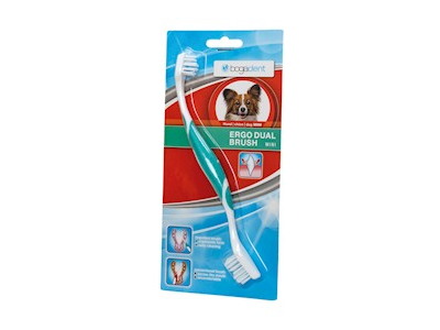 Ergo Dual Brush Mini Hund Bogadent