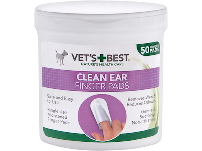Vet’s Best Clean Fingertutter til Ørepleje – 50 stk.