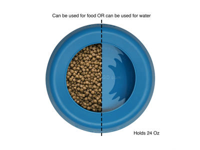 KURGO rejseskål blå