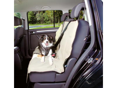 Bilsædetæppe, 1,40 x 1,20 m, beige