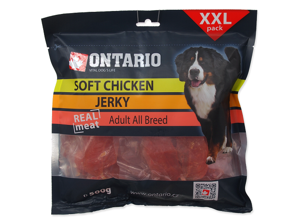 ONTARIO Snack Blød kylling jerky 500g