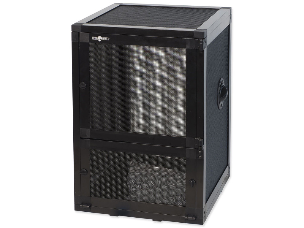 30x30x45cm deluxe foldbart net terrarium - åben netdør