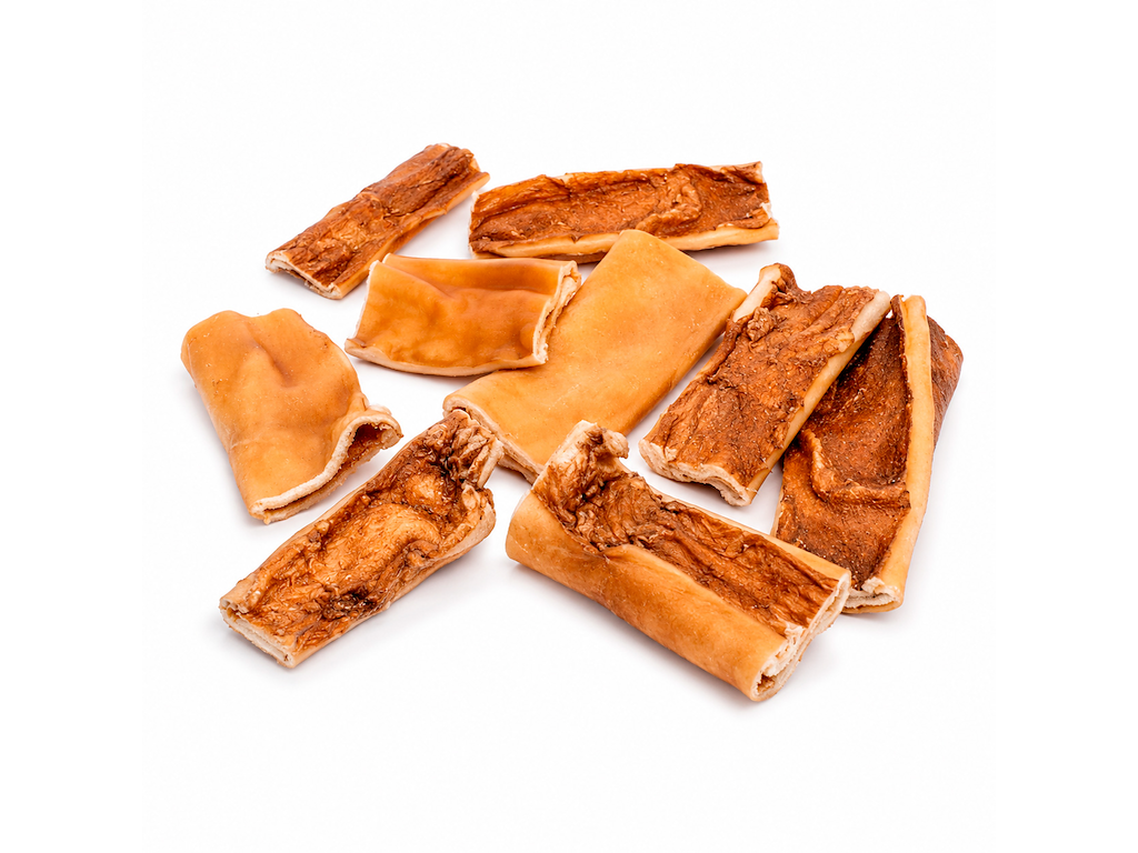 Snack'it Pandebrask Okse 12-15 cm 1 kg – Naturlig Tyggesnack til Hund