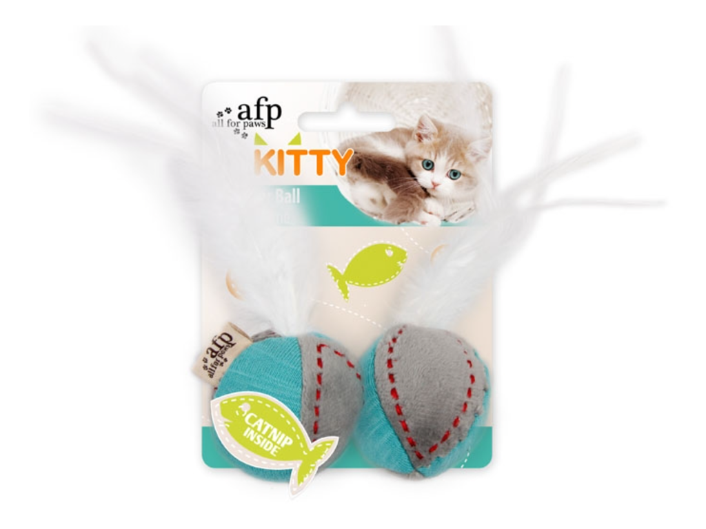 Feather ball Kitty