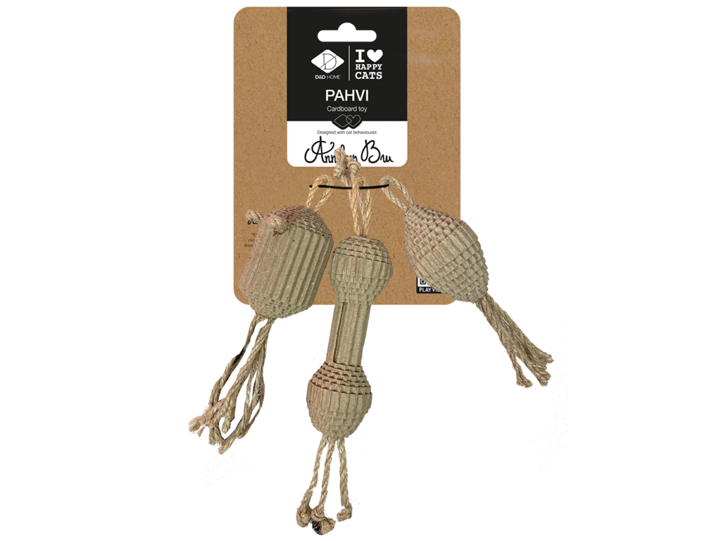 D&D CAT Kattelegetøj PAHVI 3 stk