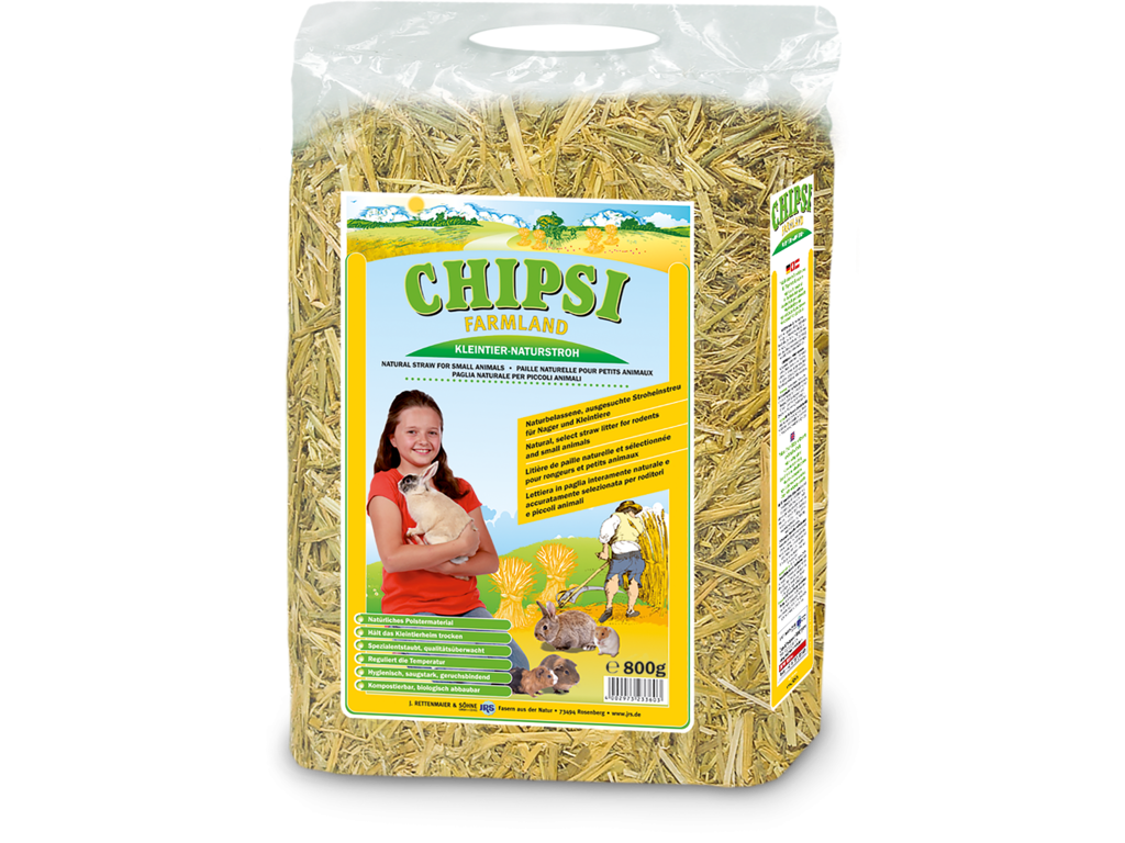 Chipsi farmland compact halm 800gr