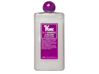 KW 2  i 1 SHAMPOO OG BALSAM 500 ML