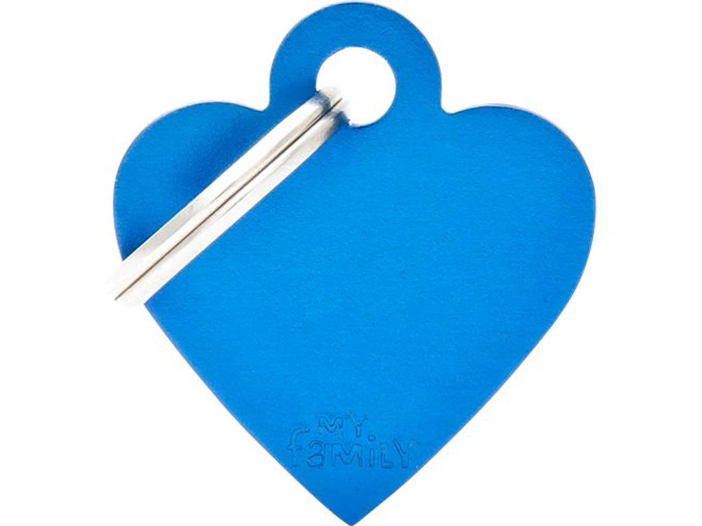 MY FAMILY BLUE SMALL HEART 2,5 X 2 CM