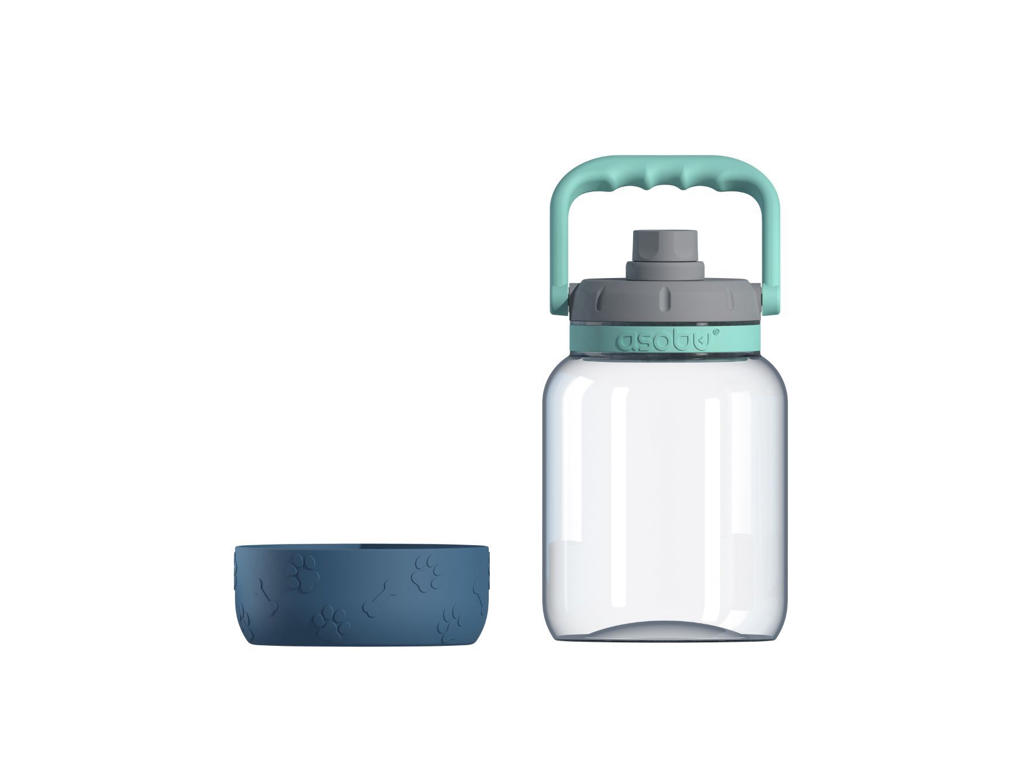Asobu The Barkely Vandflaske m. skål, Blå