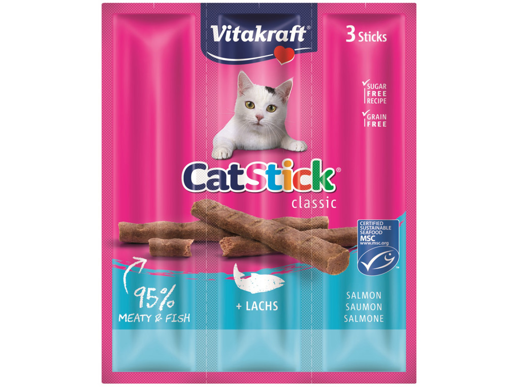 Cat stick laks 3 stk