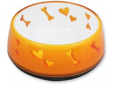 Hund love bowl L orange