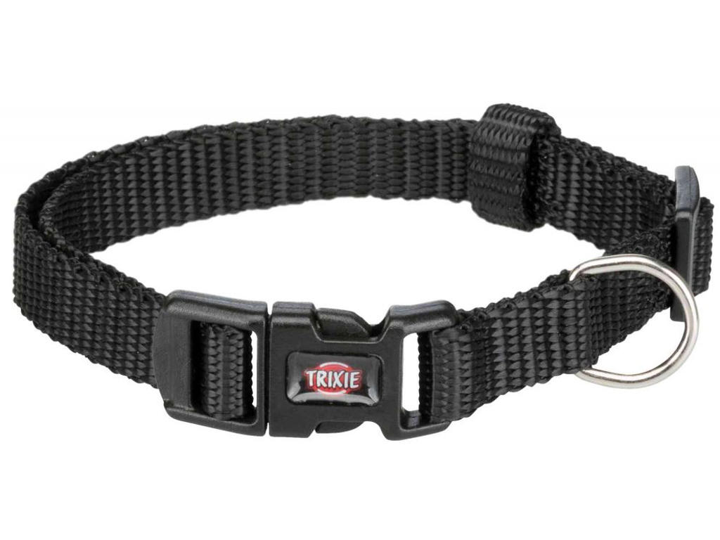 Premium Halsbånd, 22 - 35 cm, sort