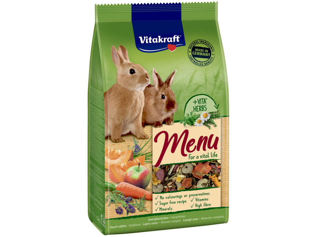 Menu Vital Dværgkanin 1 kg