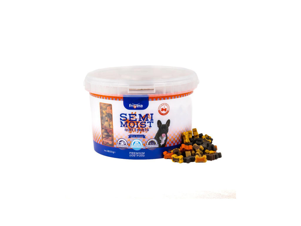 Semi-Moist soft mix bones 1800 g