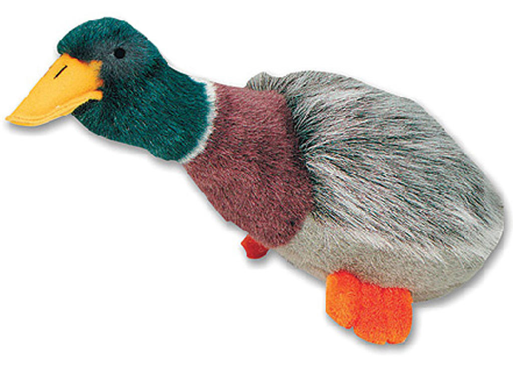 Plys Trækfugl And med Lyd – Hundelegetøj 35 cm