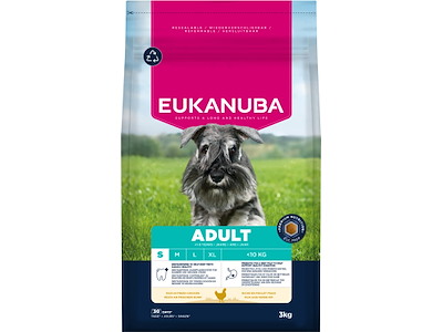 Eukanuba Adult Small Breed Kylling – 3 kg | Tørfoder til Små Hunde