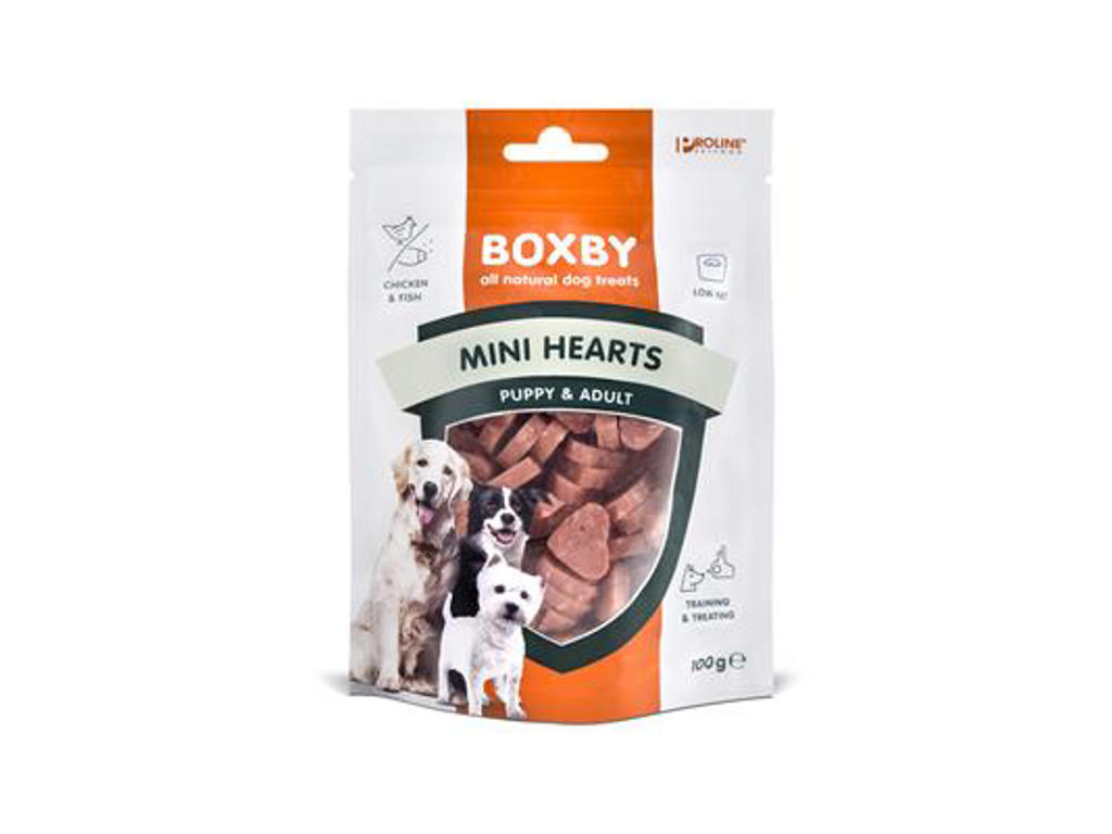 Boxby mini puppy (hjerter) 100g