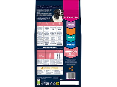 Eukanuba senior medium breed chicken 12 kg