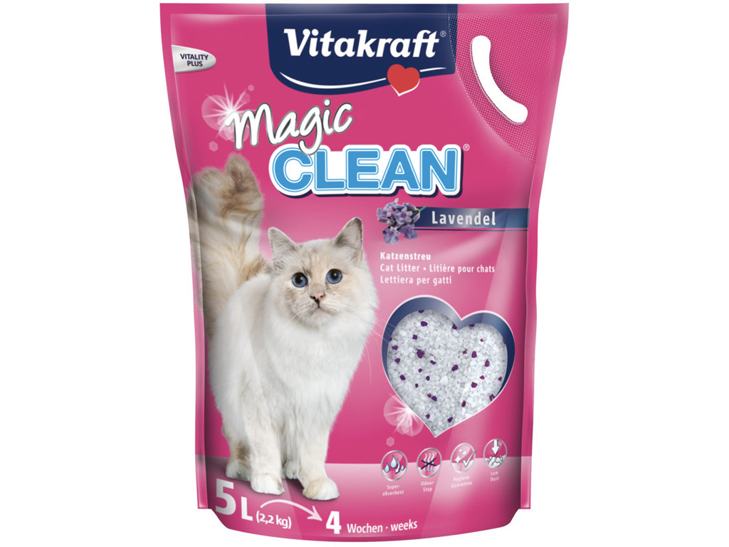 Vitakraft magic clean lavendel 5l.