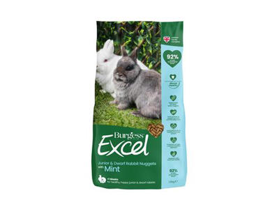 Burgess Dværg/Junior Kanin m/mint 1,5 kg