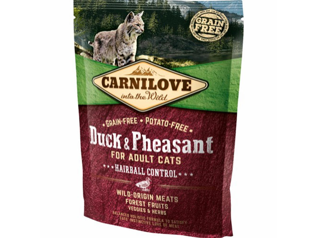Carnilove Duck & Pheasant for Adult Cats - Hairball Control 400 g