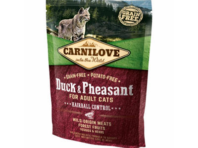 Carnilove Duck & Pheasant for Adult Cats - Hairball Control 400 g