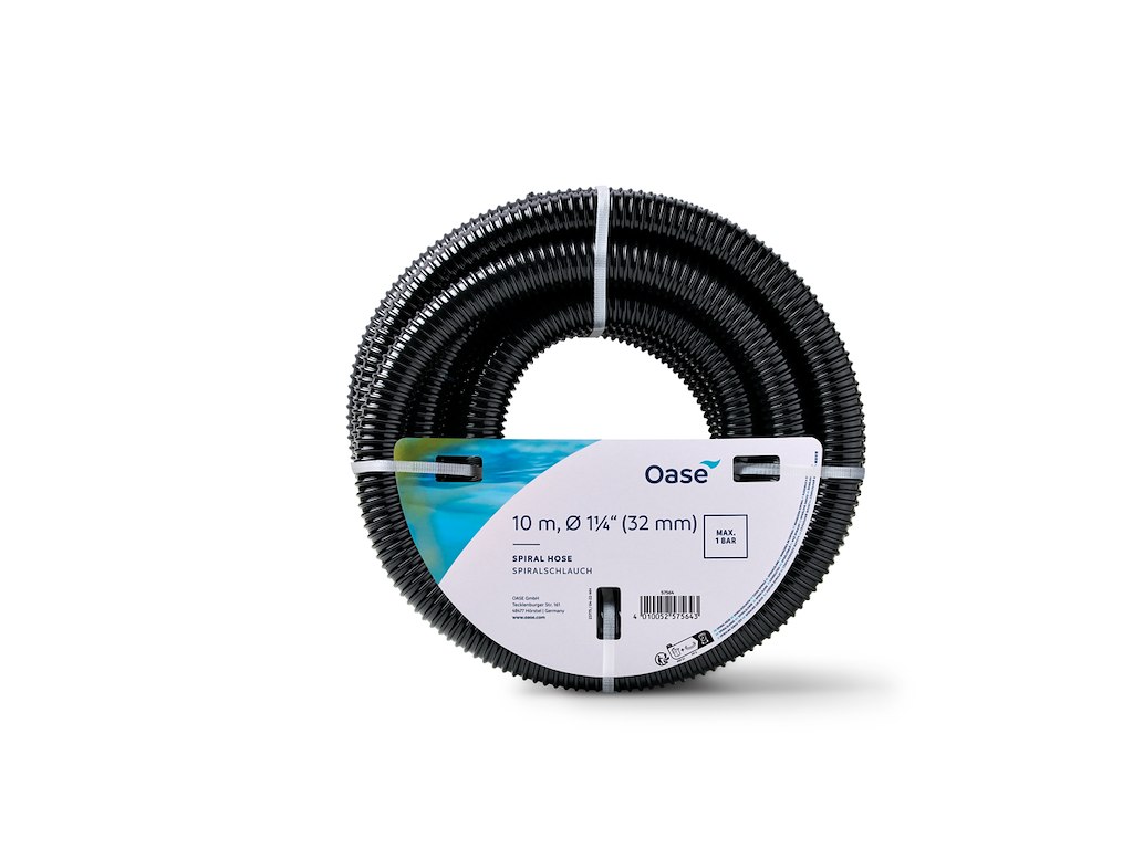Oase Spiralslange Sort 1 1/4" – 10 m