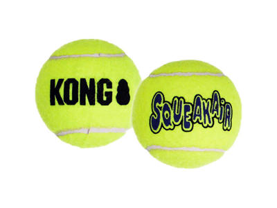 Kong airdog squeaker tennisbold 6pack M 7CM