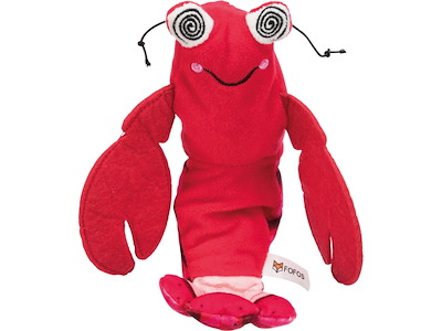 Wriggle Shrimp kattelegetøj med catnip – 23 cm