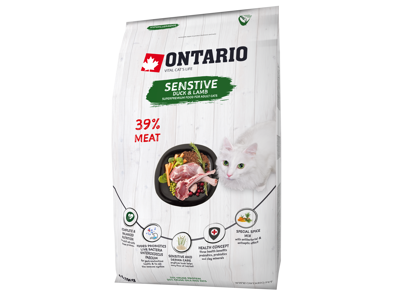 Ontario cat sensitive/derma 6,5kg